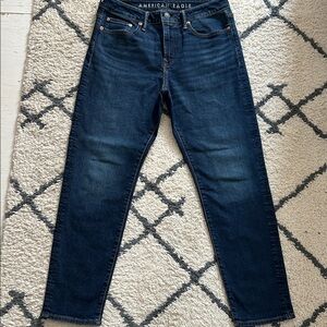 American Eagle Outfitters Men's Dark Blue Athletic FitJeans